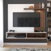 Painel para TV Até 60 Polegadas Caribe 1 Porta 1 Prateleira Off White/Nogueira Real - Panorama Móveis