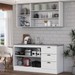 Cozinha Americana Compacta Califórnia 5 Portas 3 Gavetas Branco - Panorama Móveis