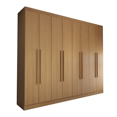 Guarda-Roupa Casal Ela e Ele 8 Portas 8 Prateleiras Cinamomo - Panorama Móveis