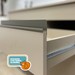 Balcão de Cozinha 120 Cm Line 3 Portas 1 Gaveta Supremo - Kits Paraná