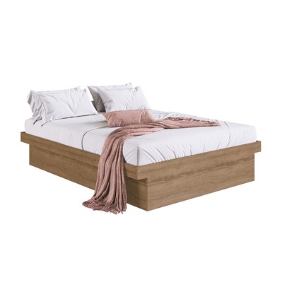 Cama Casal Bogotá com Baú Articulável Mel - Art In Móveis