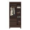 Guarda-Roupa Wind 3 Portas Café Touch - Demóbile