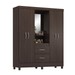 Guarda-Roupa Capelinha Lord 4 Portas Café Touch - Demóbile