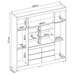 Guarda-Roupa Casal Cádis 4 Portas 6 Gavetas com Espelho Café Touch - Demóbile