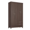 Guarda-Roupa Astro 4 Portas Café Touch - Demóbile