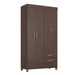 Guarda-Roupa Astro 4 Portas Café Touch - Demóbile