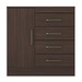 Cômoda Montevidéu 1 Porta 4 Gavetas Café Touch - Demóbile
