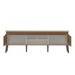 Rack para TV Até 75 Polegadas com Led Lumina 2 Portas Cinamomo/Off White - Artely