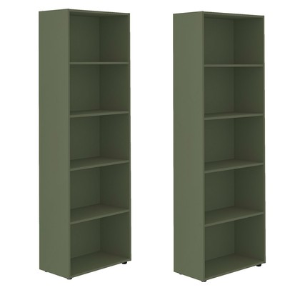 Estante para Livros Multy 8 Prateleiras Menta - Pnr Móveis