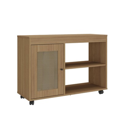 Rack para TV Até 42 Polegadas Rio 1 Porta Carvalho - Pnr Móveis