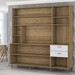 Cozinha Compacta Luiza 10 Portas 2 Gavetas Freijó/Supremo - Panorama Móveis