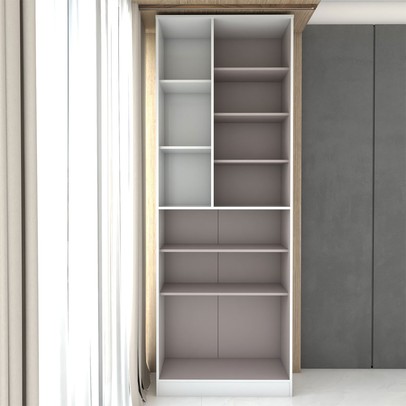 Sapateira Safira 2 Portas 8 Prateleiras Branco - Panorama Móveis