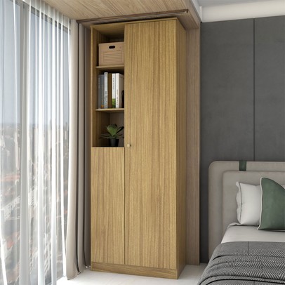 Sapateira Safira 2 Portas 8 Prateleiras Marrocos - Panorama Móveis