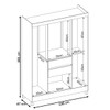 Guarda-Roupa Casal Ecom Ii 6 Portas Café Touch - Demóbile