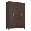 Guarda-Roupa Casal Ecom Ii 6 Portas Café Touch - Demóbile