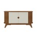Balcão Buffet Vivaldi 2 Portas Ripado Cinamomo/Off White - Artely Móveis