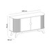 Balcão Buffet Vivaldi 2 Portas Ripado Cinamomo/Off White - Artely Móveis