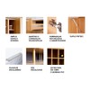 Cozinha Compacta Dália 6 Portas 3 Gavetas Freijó/Branco/Mármore Branco - Tecno Mobili