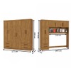 Guarda-Roupa Casal Modulado Hércules 11 Portas 6 Gavetas Cinamomo - Carioca Móveis
