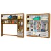 Guarda-Roupa Casal Modulado com Cama Hércules 11 Portas 6 Gavetas Cinamomo/Off White - Carioca Móveis