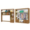 Guarda-Roupa Casal Modulado Hércules 11 Portas 6 Gavetas com Espelho Cinamomo - Carioca Móveis