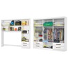 Guarda-Roupa Casal Modulado com Cama Hércules 11 Portas 6 Gavetas com Espelho Branco - Carioca Móveis