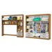 Guarda-Roupa Casal Modulado com Cama Hércules 11 Portas 6 Gavetas com Espelho Cinamomo/Off White - Carioca Móveis