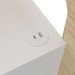 Mesa de Canto Theo 1 Gaveta com Usb Naturale/Branco - Artely