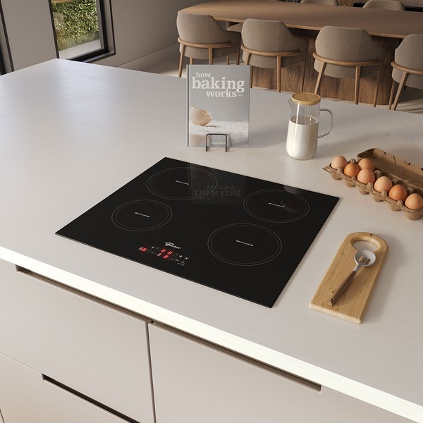 Cooktop 4 Bocas de Indução Mesa Vitrocerâmica 220v Preto - Fischer