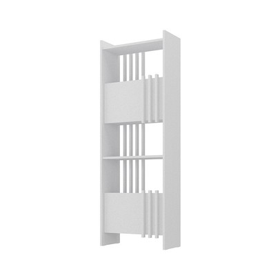 Estante para Livros Arbos 2 Portas 6 Prateleiras Ripado Terraza - Artany