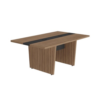 Mesa de Reunião Modular Y37 Nogal/Preto - Artany