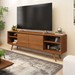 Rack para TV Até 75 Polegadas Colombia  2 Porta Jatoba - Pnr Móveis