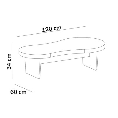 Mesa de Centro Magnum Cinamomo - Artely
