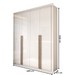 Guarda-Roupa Solteiro Severo 4 Portas 3 Gavetas Branco - Panorama Móveis