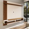 Painel para TV Até 55 Polegadas Sunset 1 Porta Freijó/Off White - Panorama Móveis
