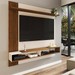 Painel para TV Até 55 Polegadas Sunset 1 Porta Freijó/Off White - Panorama Móveis