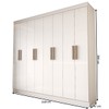 Guarda-Roupa Casal Valparaíso  8 Portas 4 Gavetas Branco - Panorama Móveis