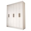 Guarda-Roupa Casal Valparaíso  6 Portas 2 Gavetas Branco - Panorama Móveis