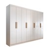 Guarda-Roupa Casal Aurora Radiante 8 Portas 4 Gavetas Branco Neve - Panorama Móveis