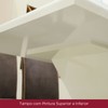 Mesa de Jantar 4 Lugares Orus Milla Nature/Off White/Marrom Amêndoa - Henn