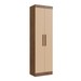 Armário Multiuso Charlotte 2 Portas 1 Gaveta 100% Mdf Castanho/Nude - Doripel