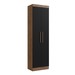Armário Multiuso Charlotte 2 Portas 1 Gaveta 100% Mdf Castanho/Preto - Doripel