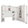 Guarda-Roupa Modulado 9 Portas 8 Gavetas Maestro Branco - Panorama Móveis