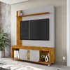 Estante para TV Até 65 Polegadas Maragogi 2 Portas Naturalle/Off White - Móveis Bechara