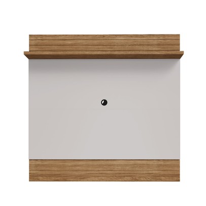 Painel para TV para TV Até 55 Polegadas Guarujá 1 Prateleira Cinamomo/Off White - Móveis Bechara