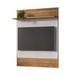 Painel para TV Até 48 Polegadas Guaratuba 1 Prateleira Cinamomo/Off White - Móveis Bechara
