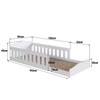 Cama Infantil Encanto Montessoriana Branco - Completa Móveis