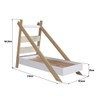 Cama Infantil Cabana com Livreiro Itapuã/Branco - Completa Móveis