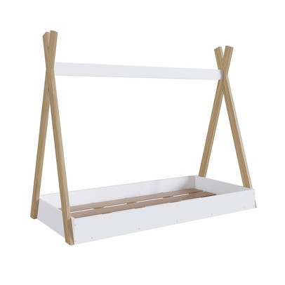 Cama Infantil Cabana com Colchão Branco - Completa Móveis