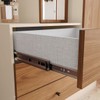 Guarda-Roupa Solteiro Doha 2 Porta 3 Gavetas com Espelho Off White/Nature - Henn